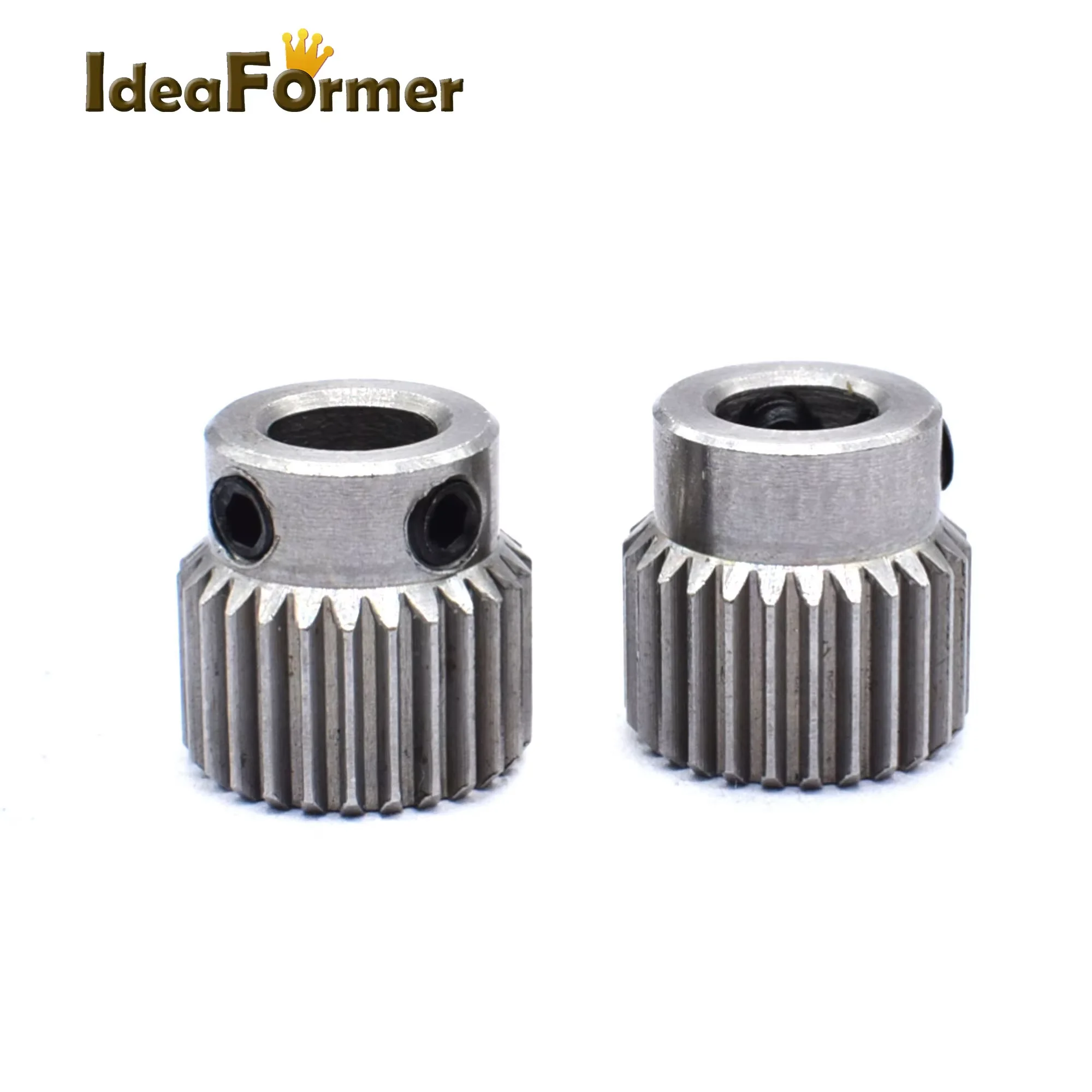 5pcs 3D Printer Stainless Steel/Brass MK7 MK8 Extruder 26/36/40 teeth Bore 5mm OD11mm Feeder Drive Gear