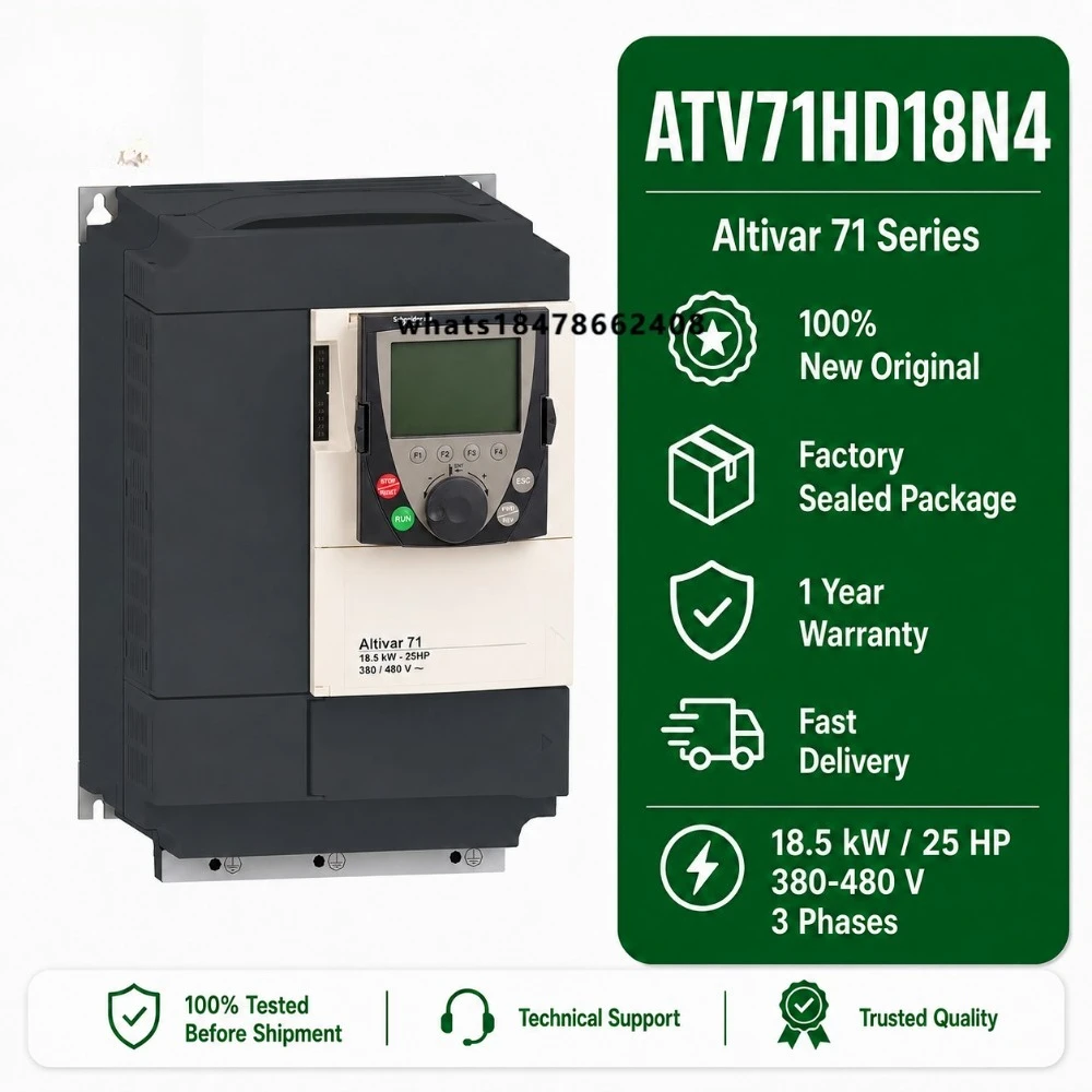 ATV71HD18N4 Variable Frequency Drive 18.5kW 25HP 380-480V Industrial Inverter Industrial Motor Controller
