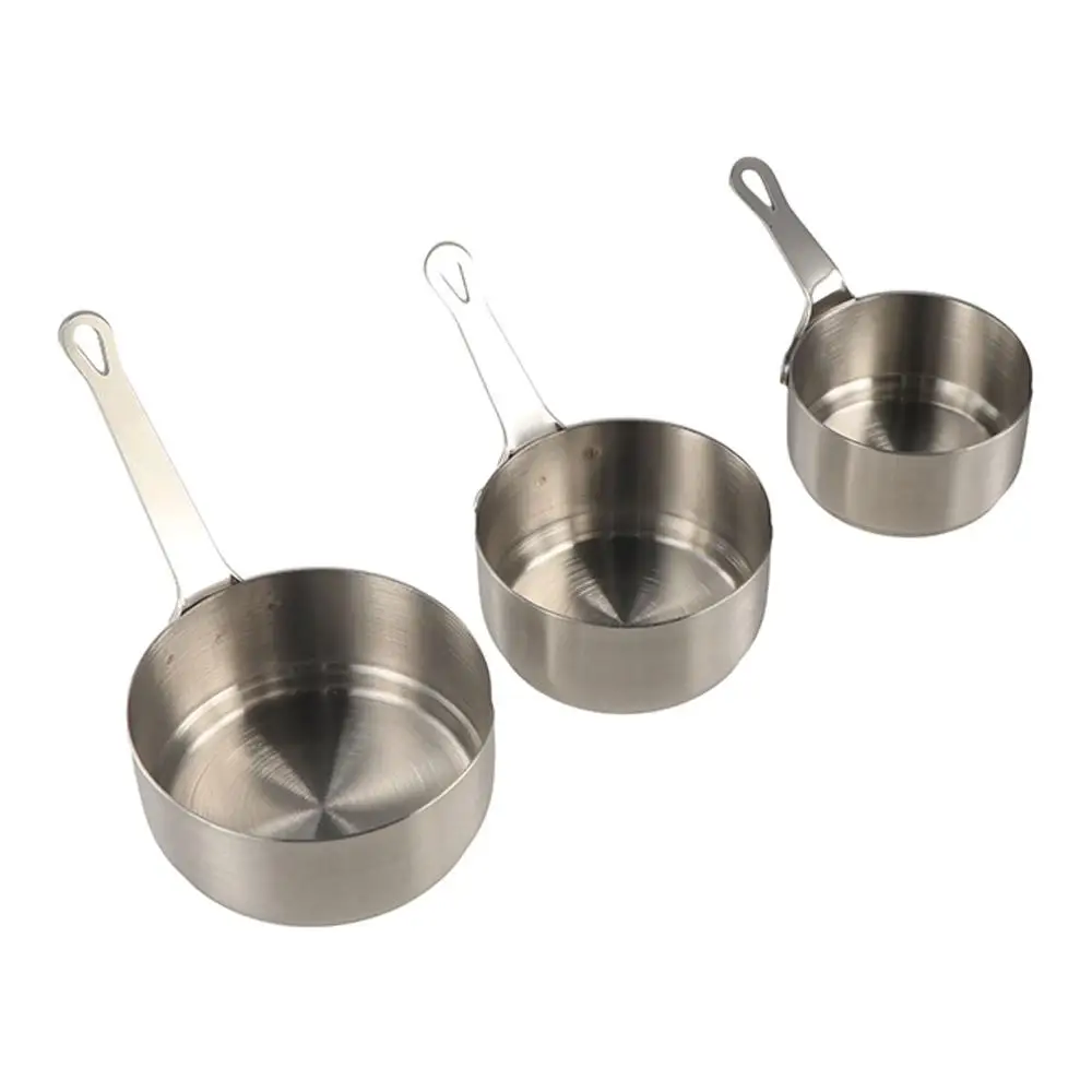 Taza de salsa multifunción de acero inoxidable con asa, cuenco para inmersión de salsa no oxidado, tazón para condimentos de 50/80/100ML, filete