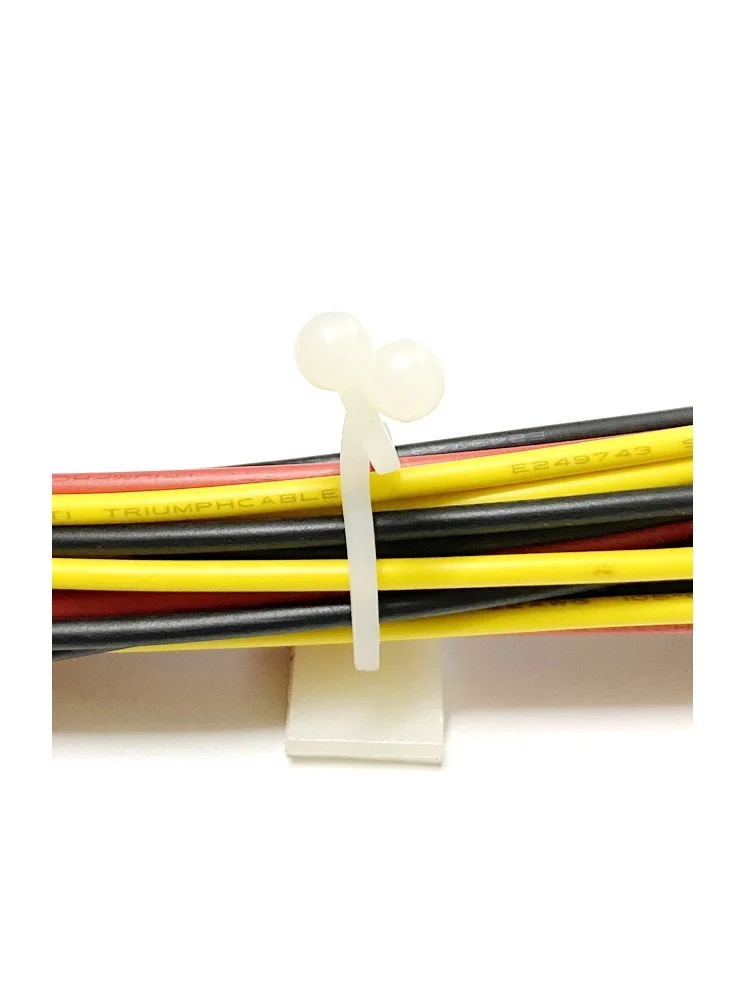 Seat Back Style Cable Clamp Wiring Accessories - Twist Wire Ring Line Card Clip for Secure Wire Fixing