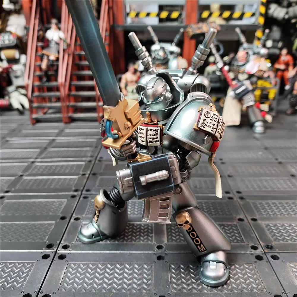 【MT】JOYTOY Warhammer 40K Grey Knight Interception Team Modelo de animação para 3 pessoas presente 1/18 Figura de ação