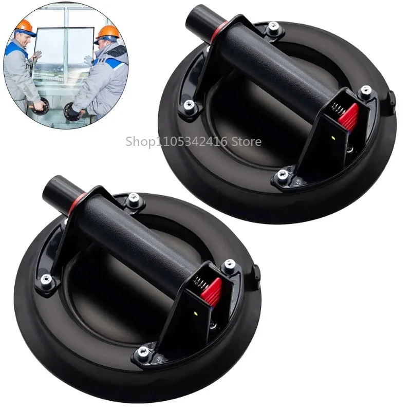 New 8 Inch 160KG Heavy-Duty Vacuum Suction Cup with Hand Pump Powerful Lifting Handling Tool for Glass Granite