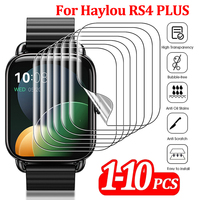 1-10Pcs Curved Hydrogel Film for HAYLOU RS4 Plus Screen Protector for Haylou RS 4 Plus Smart Watch Haylours 4Plus Not Glass