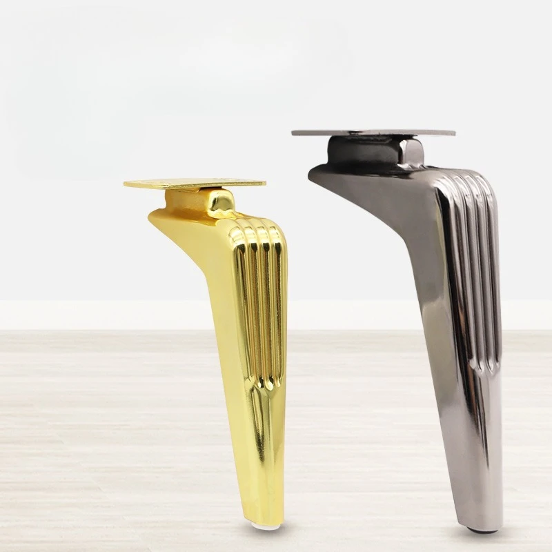 

4pcs 15/18/21cm for Sofa Feet Metal Furniture Legs Black Gold Support Bathroom Cabinet Bed Dresser Coffee Table Legs Replacement