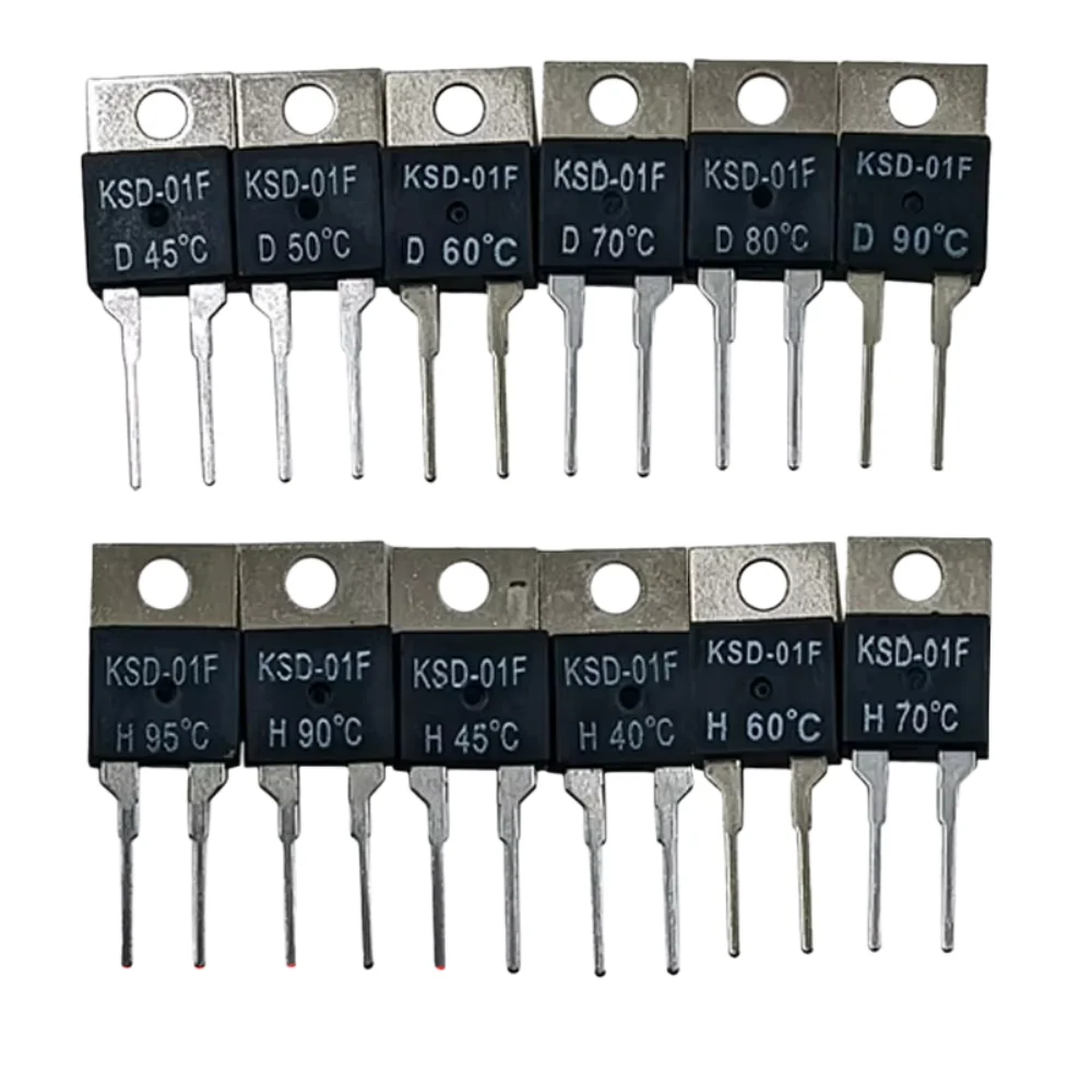 KSD-01F JUC-31F,40 50 60 70 80 90 100 DegC NC Normally Closed NO Normally Open 1.5A Thermal Switch Temperature Sensor Thermostat
