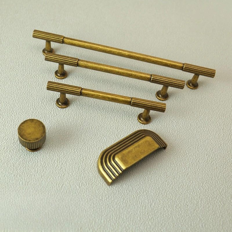

Бронзовые ручки из цинкового сплава, скандинавские винтажные мебельные ручки и ручки для ящиков шкафа, книжный шкаф, ручки для комода