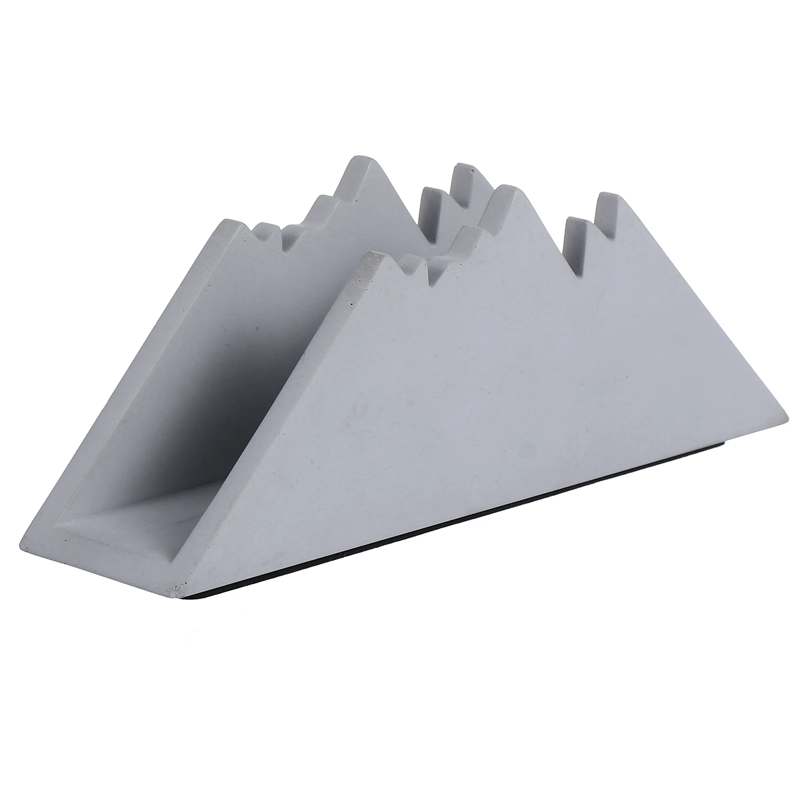 

1 pc Napkin Storage Holder Small Size Concrete Dispenser Kitchen Accessory Snow Mountain Shape Practical Tissue Container