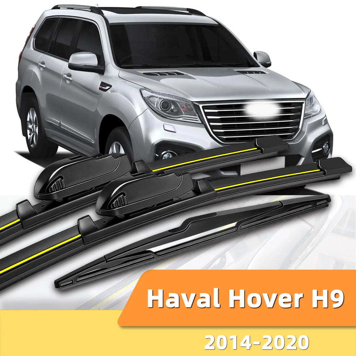 

3PCS Front And Rear Windshield Wipers Suitable For Haval Hover H9 2014-2020 Automotive Windshield Accessories 2016 2018 2019