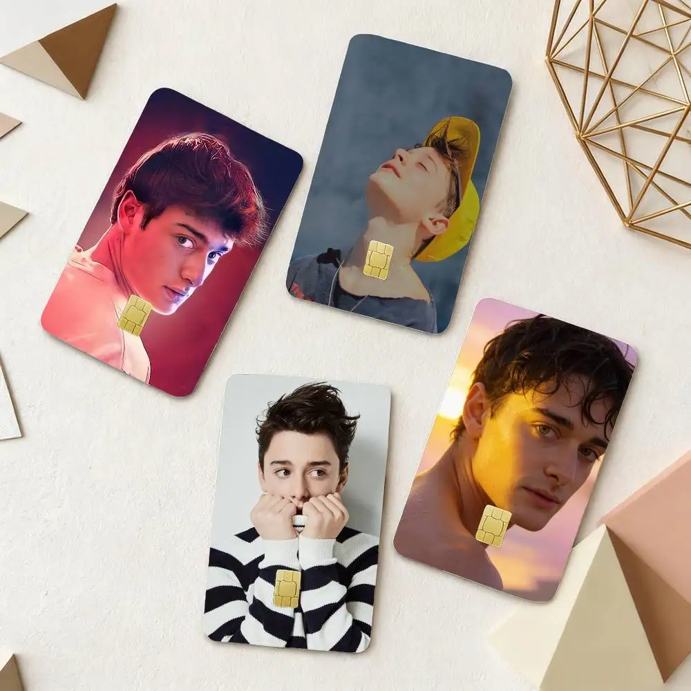 

Actor N-Noah Schnapp 4pcs 1Set Film Skin for Debit Credit Bank Visa Card Decal Cover