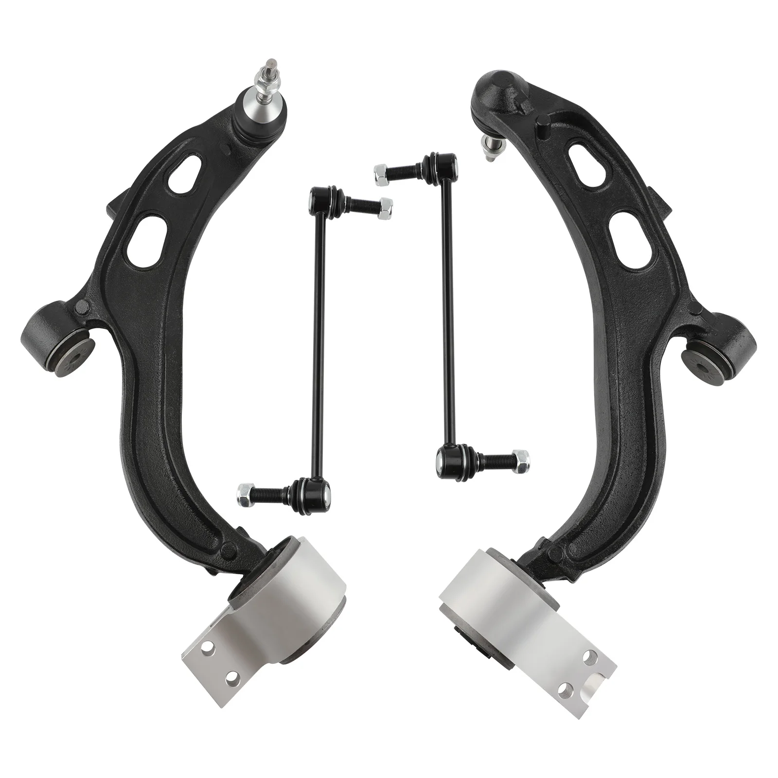 Xds 4pcs Front Lower Control Arm For Lincoln MKT Base FWD EcoBoost AWD 2013-2014 For Ford Flex