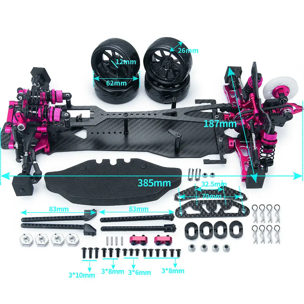 Sakura Carbon Fiber 3RACING D5S PRO KIT 1/10 Super Rear Drive Racing Professional Drift Car For RC Model Adult Child Boy Toy