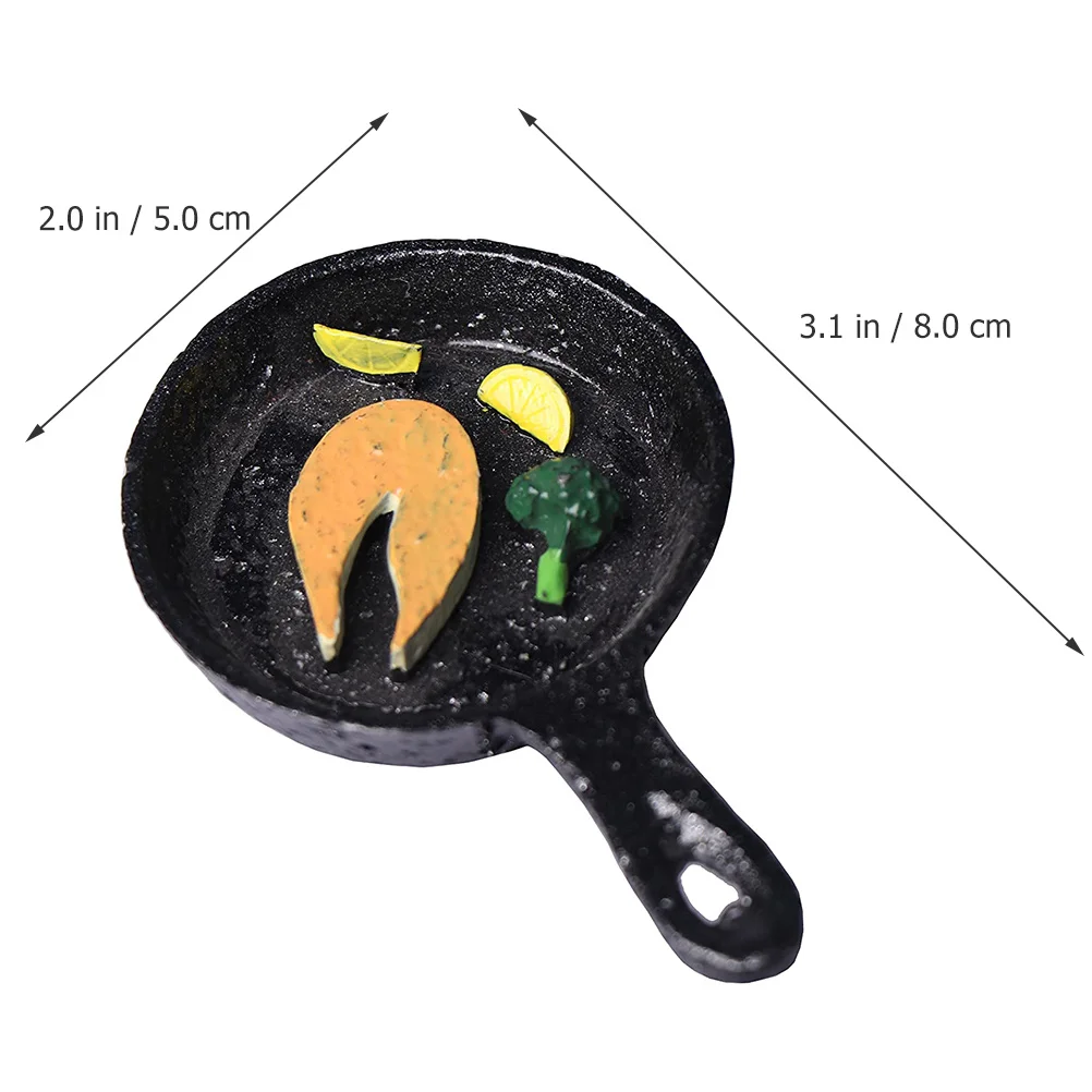 

4Pcs Adorable Kitchen Magnets Frying Pan Decorative Refrigerator Magnets Magnetic Fridge Stickers Home Decor Accessories