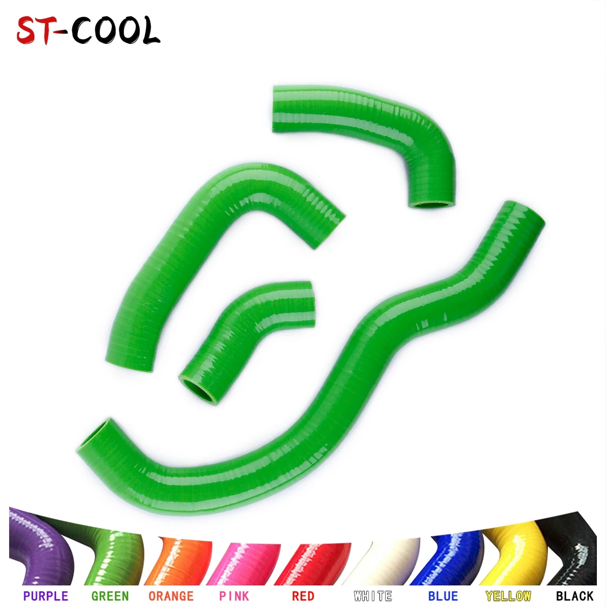 For Kawasaki ZZR600E ZZR 600 E 1993-2006 1994 1995 1996 1997 1998 1999 2000 2001 02 03 04 Radiator Hoses Kit Silicone Tubes 4Pcs