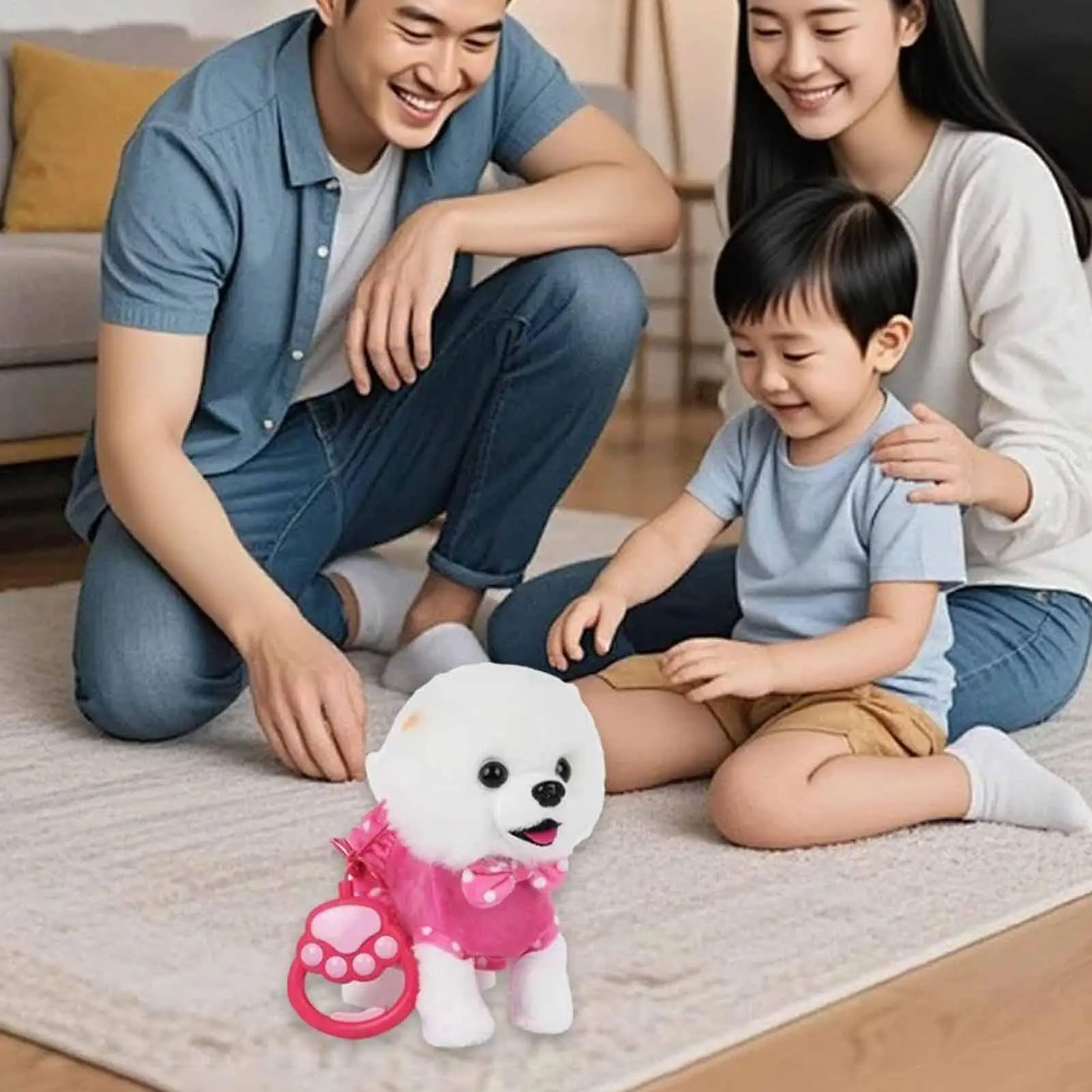 Barking Dog Toys For Kids Electric Interactive Plush Doll Electronic Singing Toy For Daycare Centers Birthday Holiday Christmas