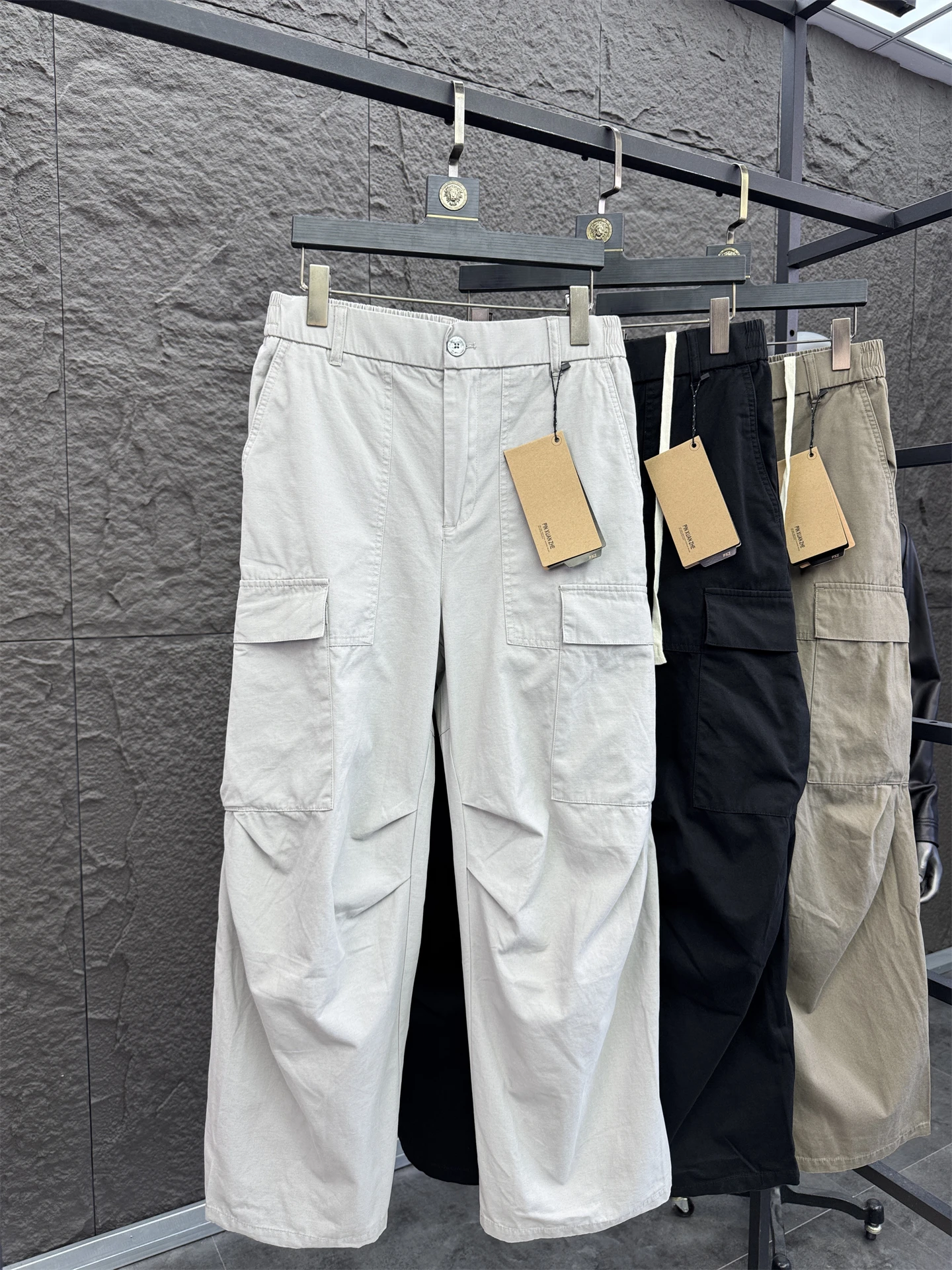 

Svip American Sle Workwear Брюки 00% хлопок Мужские модные цветные свободные прямые повседневные брюки с несколькими карманами