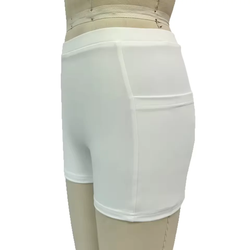 Damen-Tennis- und Golfkleid mit Shorts, Polokragen, Reißverschluss, schnelltrocknend, atmungsaktiv, weiches Nylon, ärmelloses Fitness- und Yoga-Kleid. – Detail 4