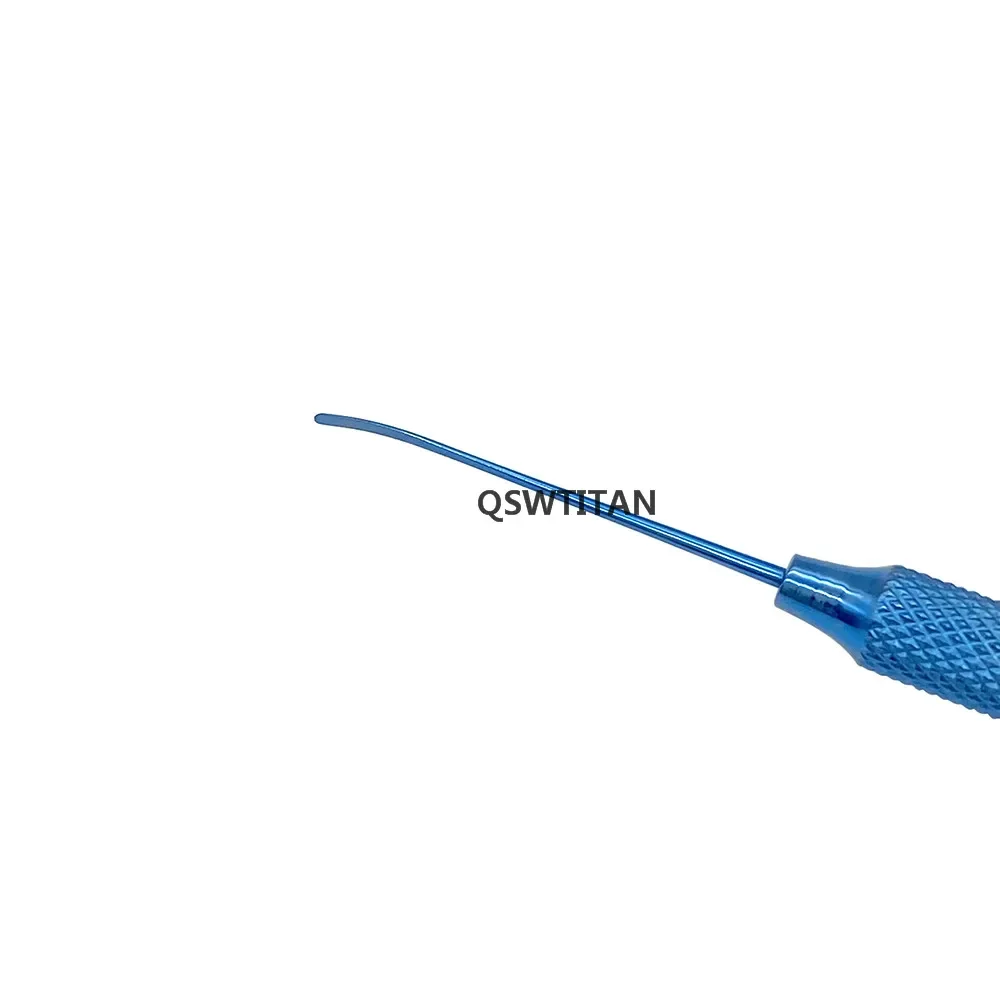 Ophthalmic lens Manipulator hook 125mm Double ended hook tool Titanium Double Eyelid hook Instrument