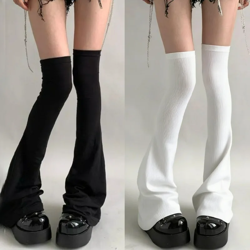 1/2Pcs Japanese Style Horn Shape Leg Warmer Women Horn Shape Over The Knee Horn Shaped Cuffs Spicy Femboy Stacked Leg Cover
