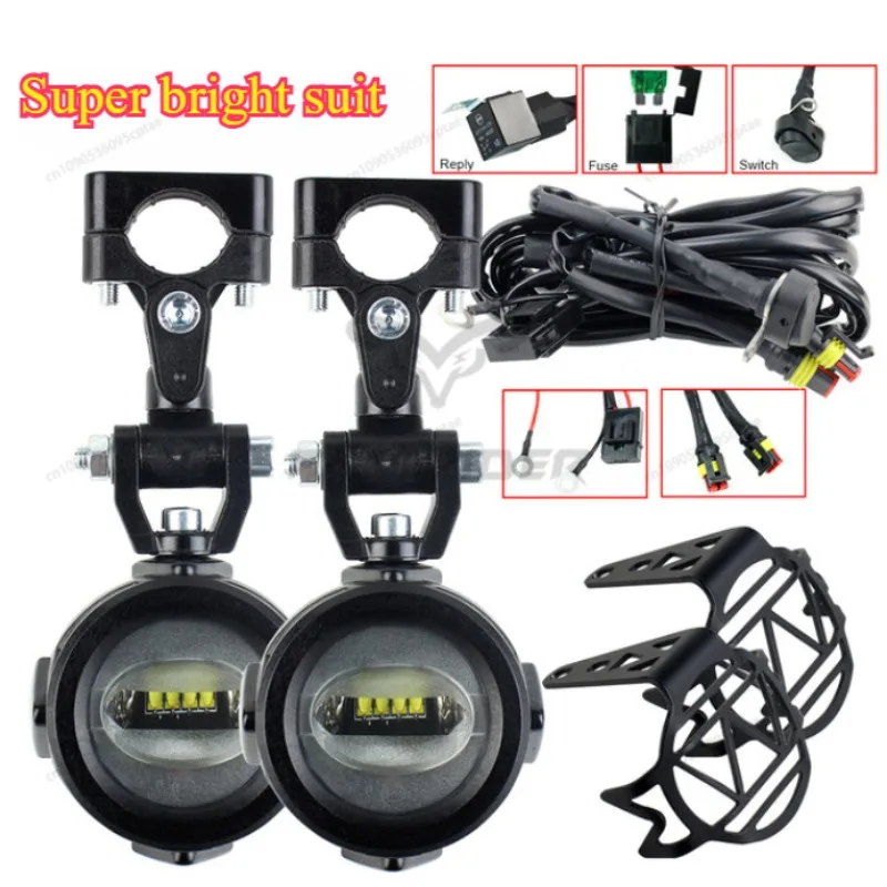 Upgrade Motorcycle Fog Light Auxiliary Lights Brighter Lamp 40W 6000K for BMW R1200GS F800GS F700GS F650 K1600