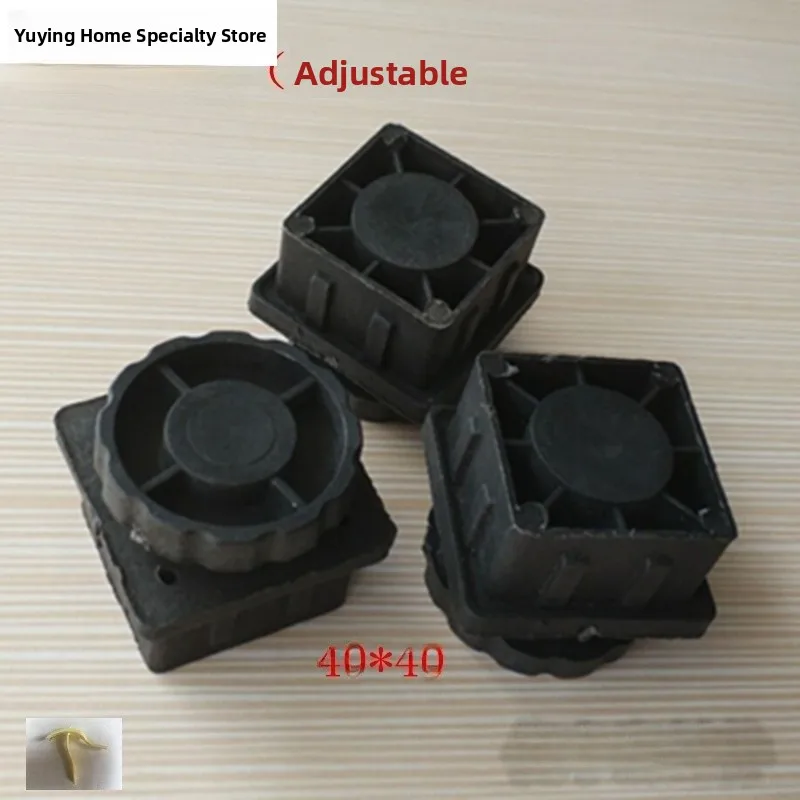 

Adjustable Plastic Inner Plug Wheel Cover Stainless Steel Stopper Tube Plug Square Table Chair Stool Nut Adjustable Plug Foot...