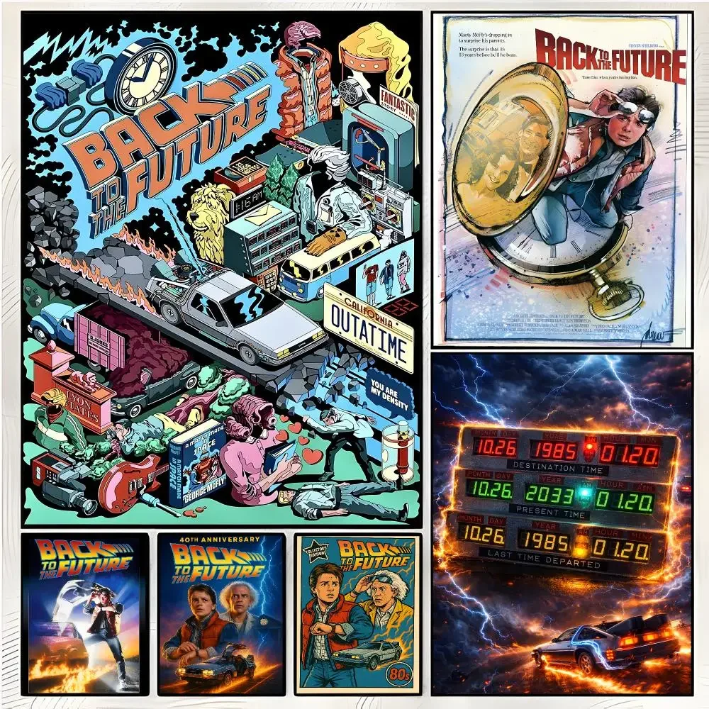 Movie Sci-Fi Back To The Future Poster Superior Home Space  Indoor Decorative Art & Home Decor