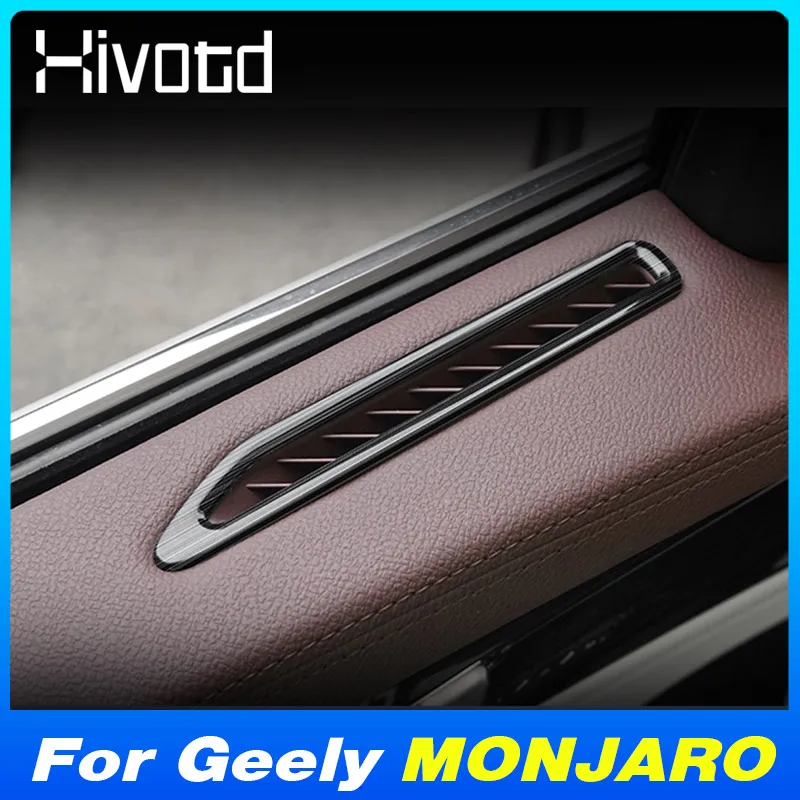 Car Inner Air Conditioner Outlet Frame Trim Cover For Geely MONJARO KX11 Manjaro 2023 2024 Interior Modification Accessories