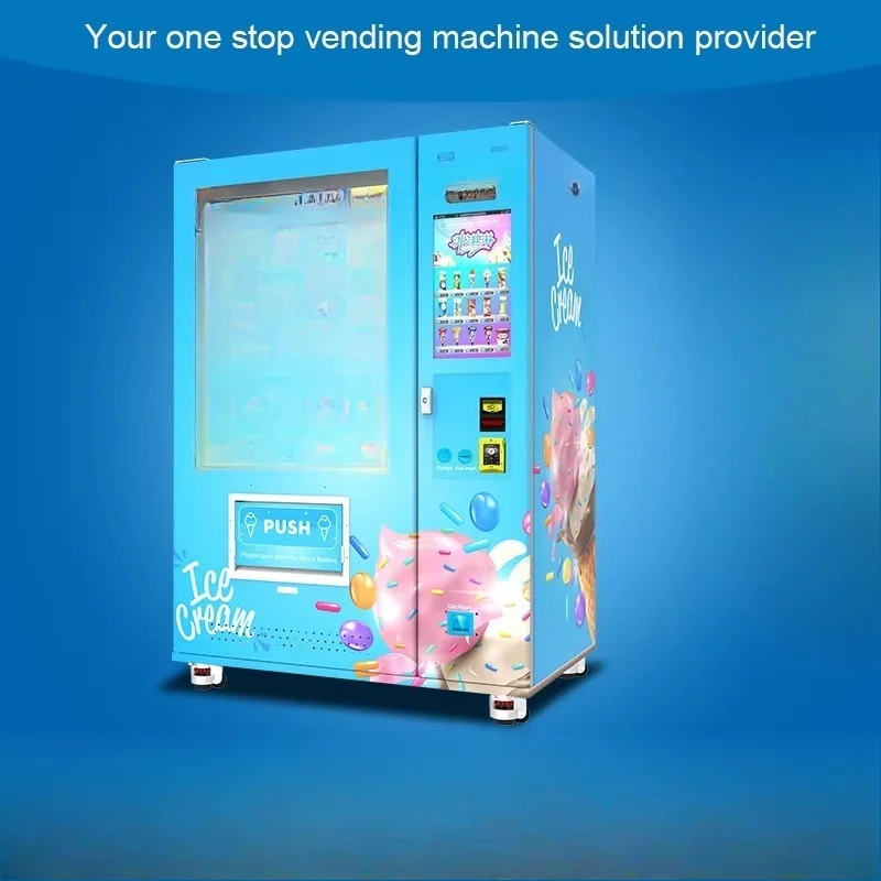 Automatic frozen food ice cream vending machine yogurt food frozen vending machine
