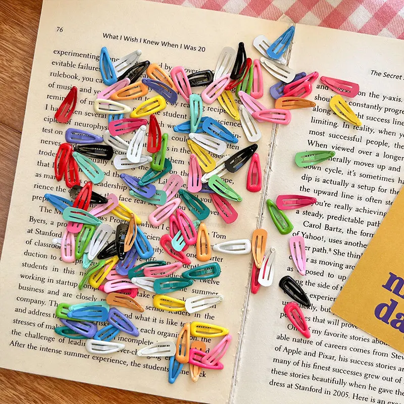 20Pcs 2cm Mini Hair Clips for Dolls Cute Kawaii Doll Hair Accessories DIY Toy Decoration Supplies