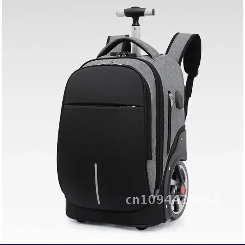 

for Luggage backpack 18 Inch School Trolley Bag wheeled with Trolley backpack teenagers Travel school Rolling Bags wheels Bag