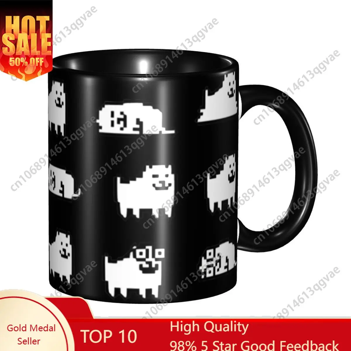 

Annoying Dog Undertale HQ Mug Funny Tea Cup Cute Dogs Funny Christmas Gifts For Kids Adult