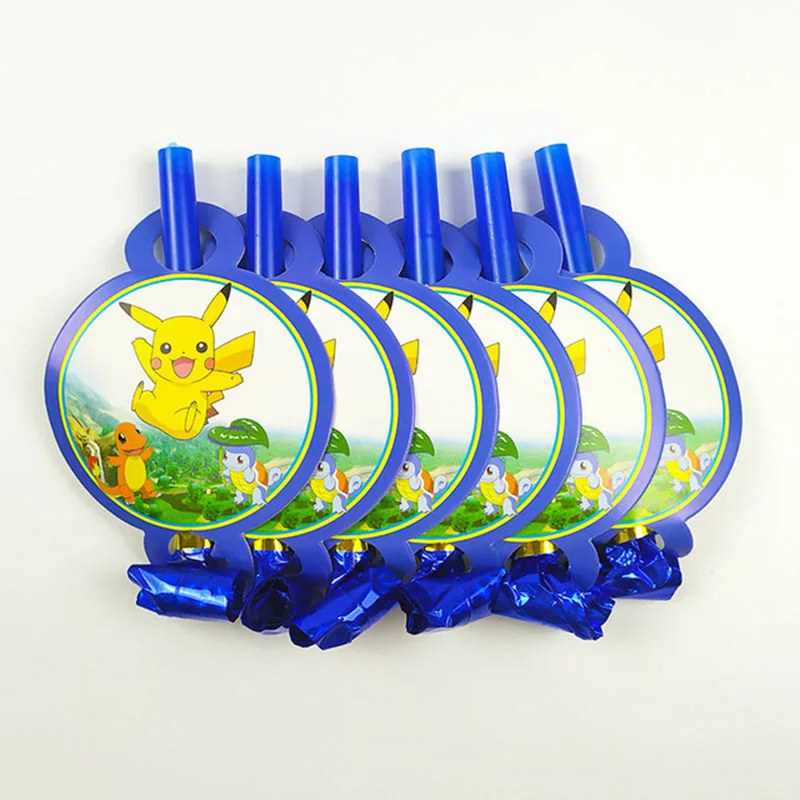 Pokemon Verjaardagsfeestje Decoratie Pikachu Lightning Nieuwe Ballon Set Kid Event Supplies Wegwerp Servies Banner Masker Achtergrond