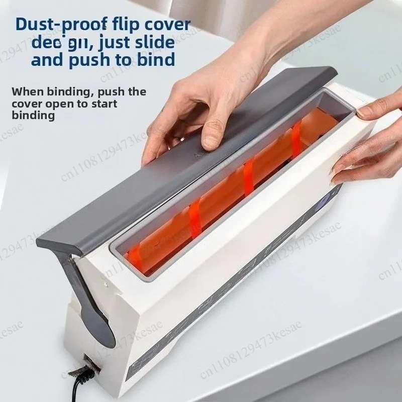 A4 Hot Melt Book Binding Machine Desktop Perfect Binder Wireless Glue Binder for Office Home