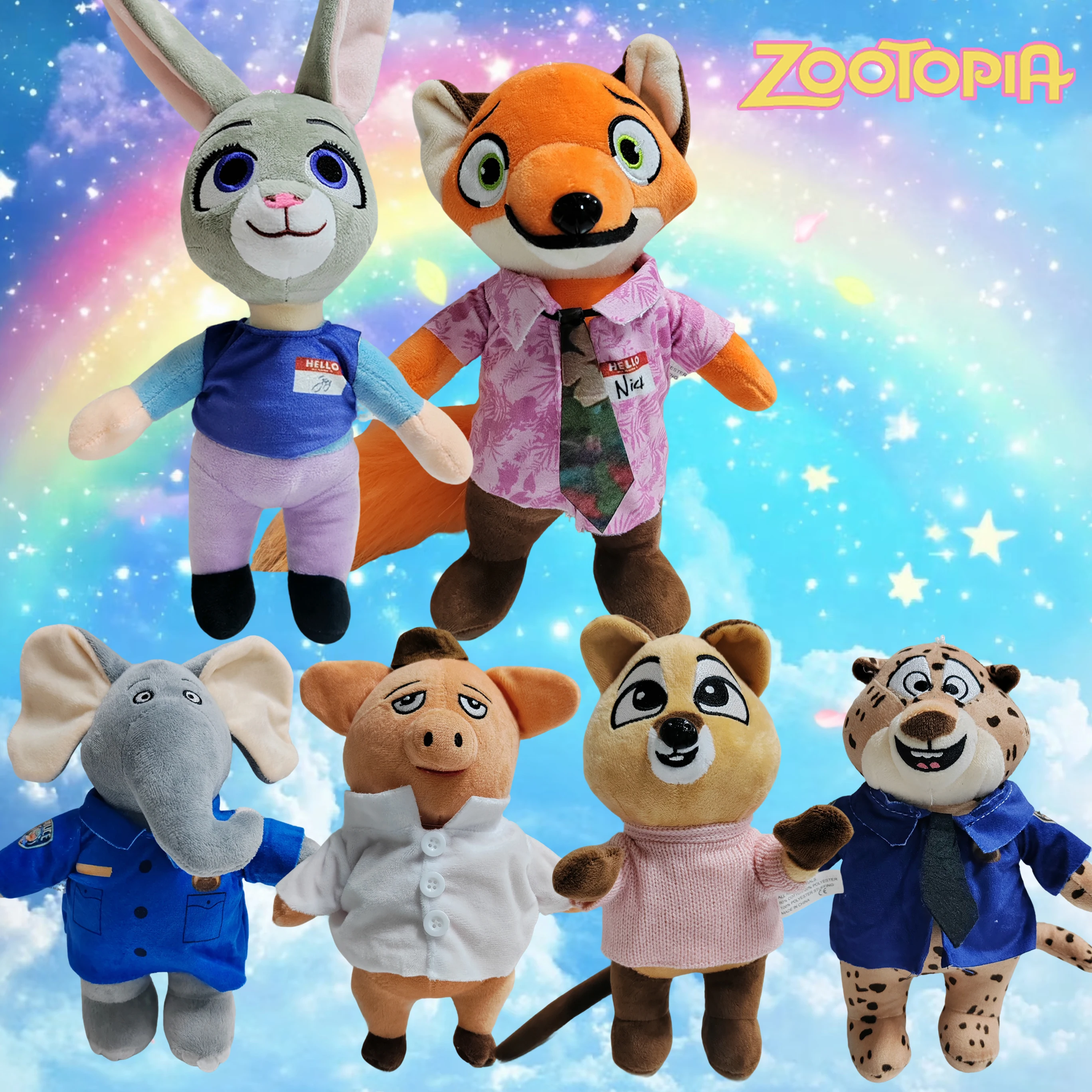

20 см новый Kawaii Zootopia Nick Wilde Джуди Хопс плюшевая кукла игрушка аниме новый диван украшение комнаты детский подарок на день рождения