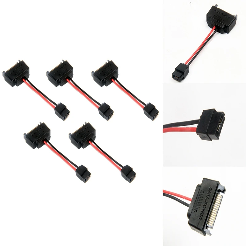 

SATA кабель 15 Pin папа к 6 Pin SATA кабель 15 Pin к 6 Pin кабель адаптера питания для ноутбука CDROM 6 Pin кабель адаптера