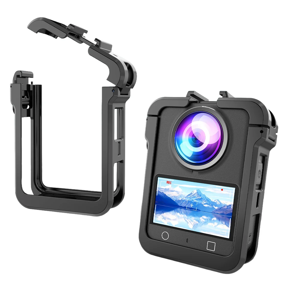 

Magnetic Quick-Release Plastic Frame Protective Case for DJI OMSO 360 Action Camera
