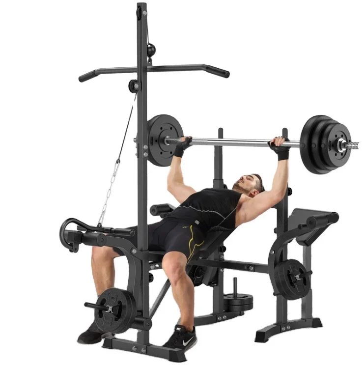 

Best Selling Multi functional weightlifting Adjustable Decline bench press / Weight Lifting Bench Press gym weight lifting