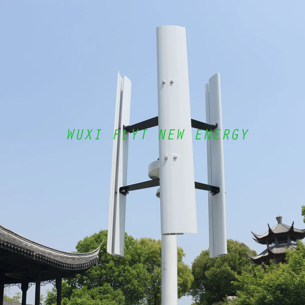 High Voltage Generator 50000W Vertical Axis Maglev Coreless Generator Kit 12V 24V 48V Wind Turbine With Low Rpm Power For Home