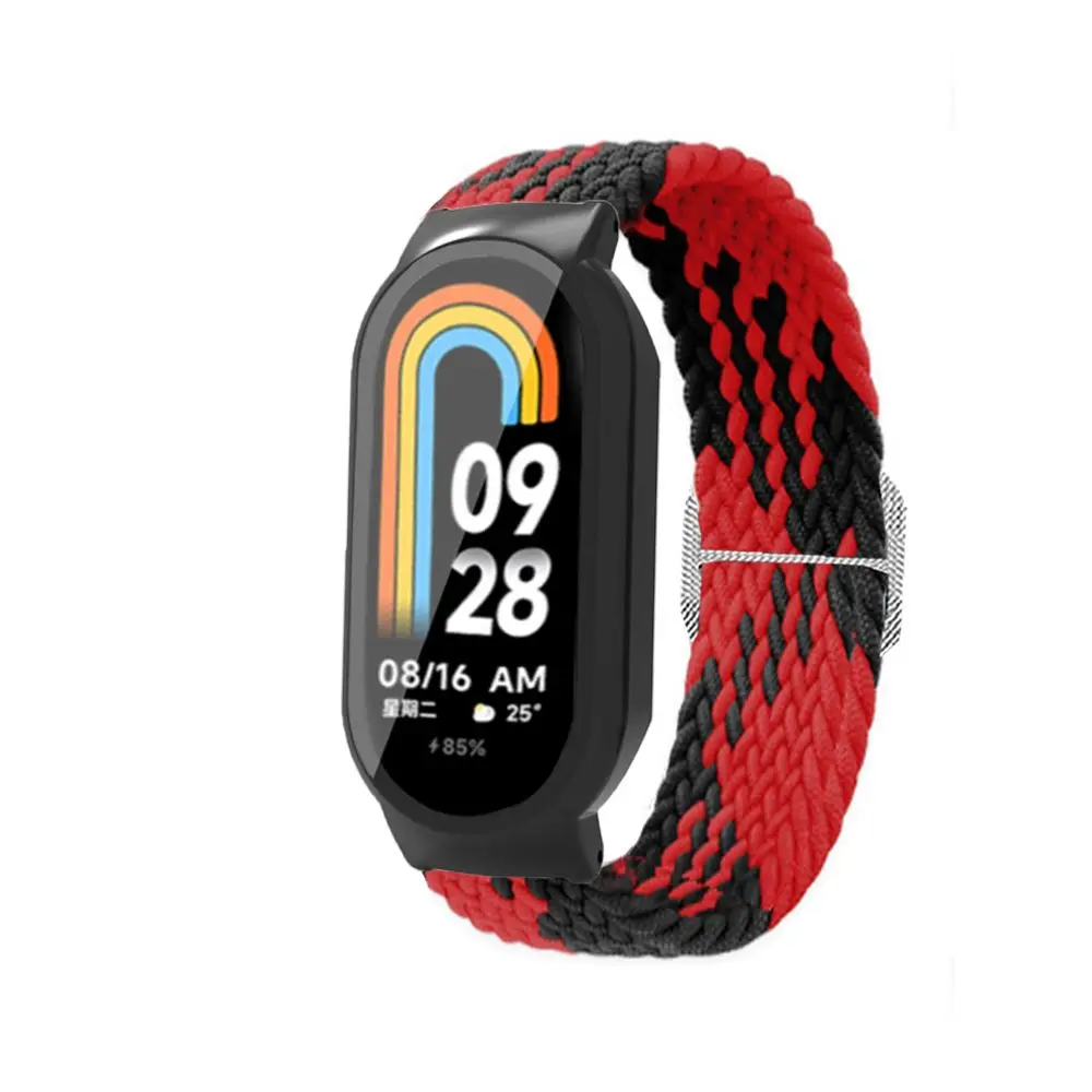 Fabric Watch Band Replacement Flexible Watchband Bracelet Smart Watch Fashion Watch Frame for Xiaomi Mi Band 9/9 NFC