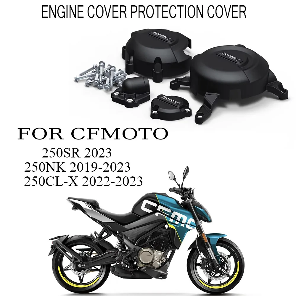 

For CFMOTO 250NK 2019-2023 / 250SR 2023 / 250CL-X 2022-2023 Motorcycle landing protection device engine cover protection cover