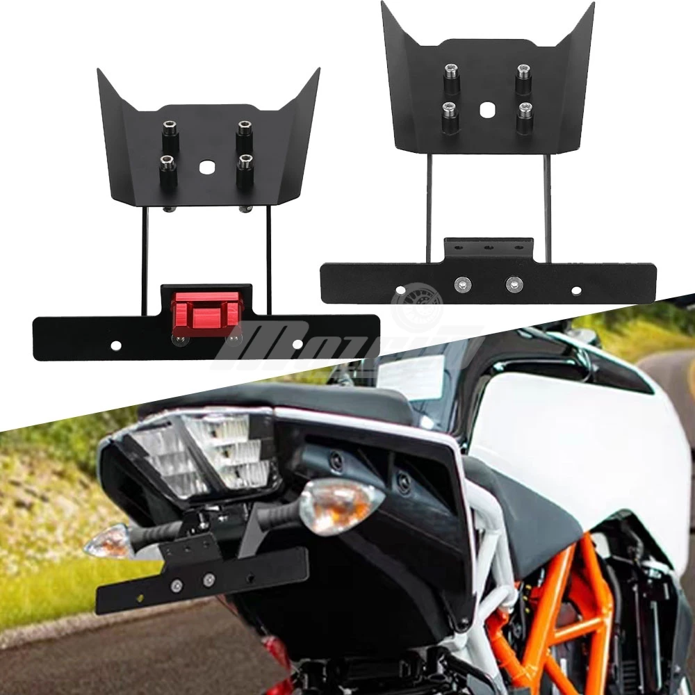 

For Duke 125 200 250 390 2017-2021 2022 2023 2024 2025 Motorcycle License Plate Holder Fender Eliminator Registration Bracket