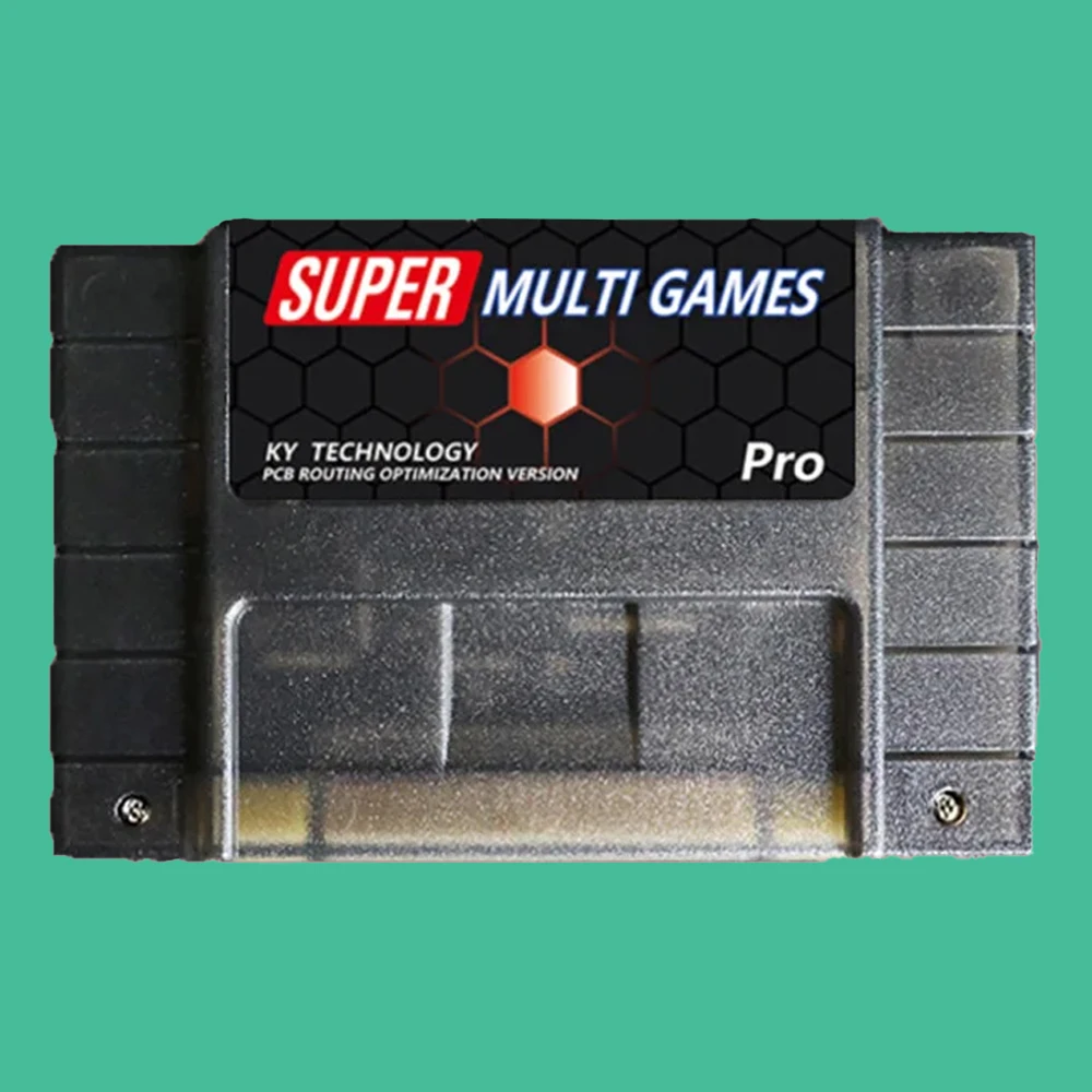 DIY 900 in 1 Super Multi Games Retro 16 Bit Game Card for SNES Video Game Console Cartridge USA Version shell