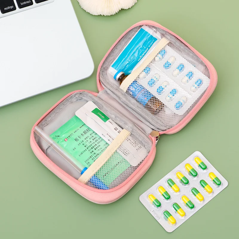 Kit de primeiros socorros ao ar livre saco de viagem acampamento em casa portátil mini médica bolsa sacos de armazenamento de pílula kits sobrevivência emergência