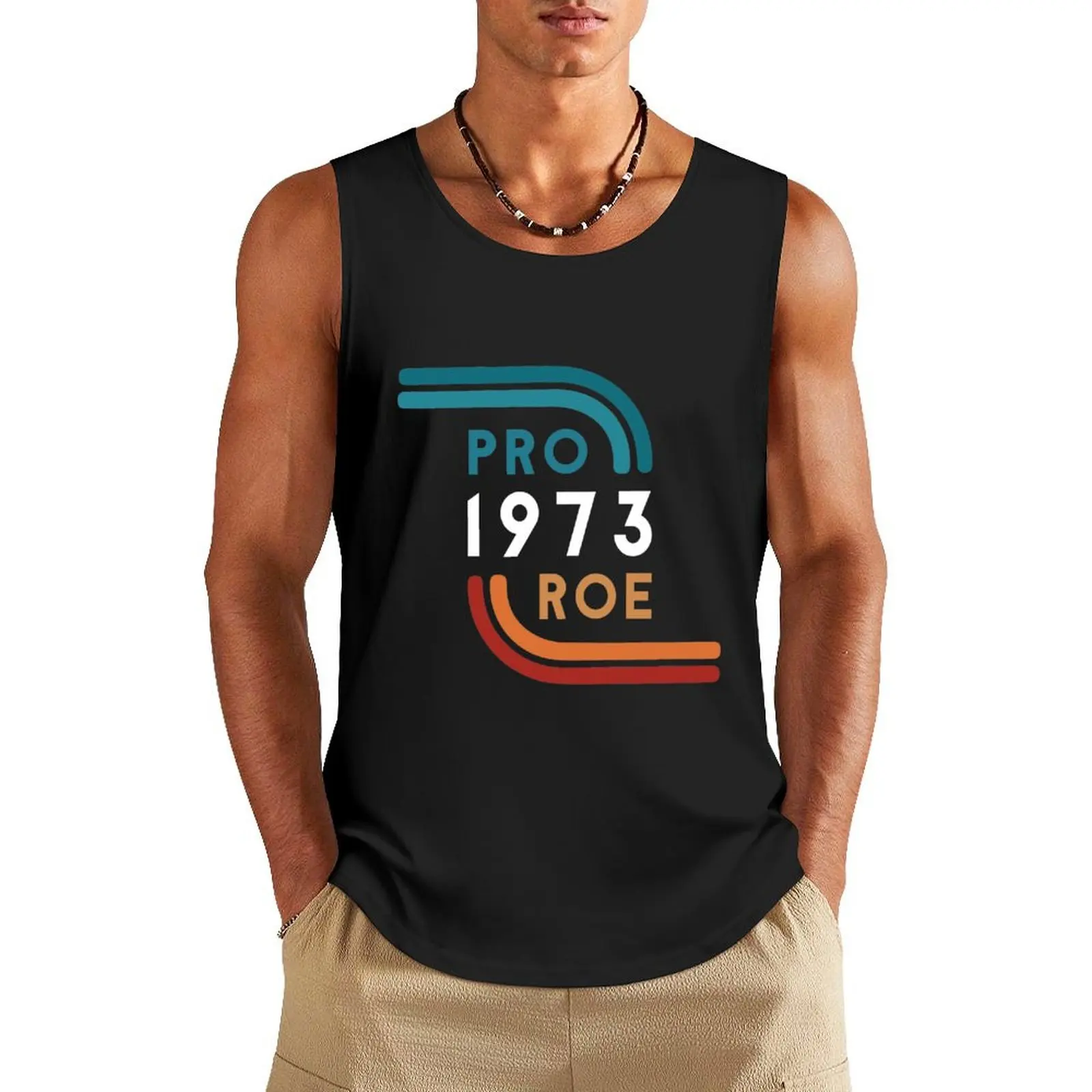 

1973 Pro-Roe Pro-funny Tank Top Men's sleeveless t-shirt T-shirt Men's gym sports vest Vests