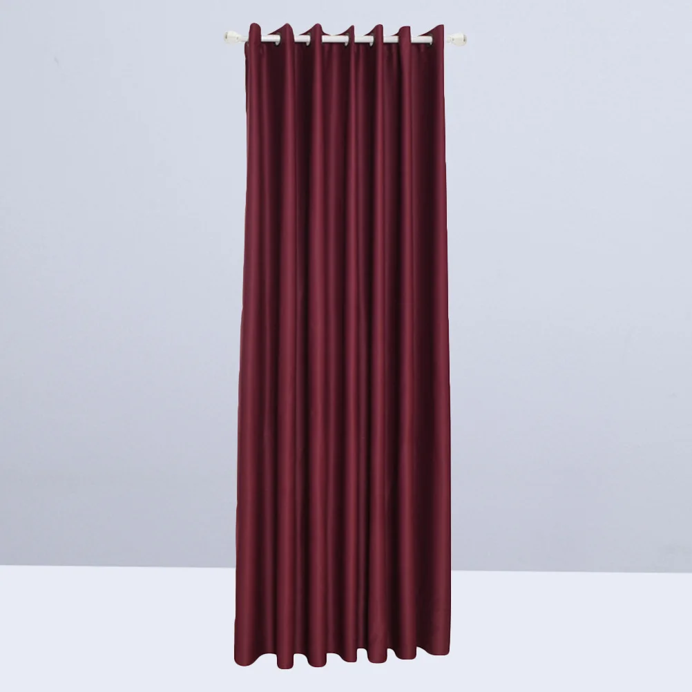 1pcs Blackout Curtains 140*245 Wind Red Premium Polyester Flower Print Sheer Window Curtain For Bedroom Bathroom Thermal