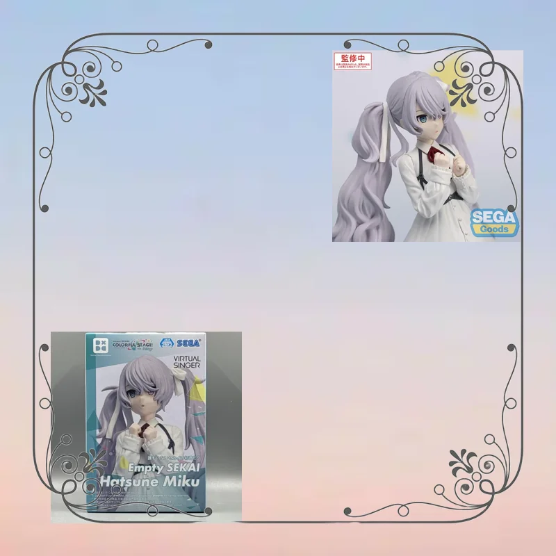 

Подлинная Sega Hatsune Miku: красочная сцена, настольное украшение, коллекции Virtualsinger, пустая модель аниме-фигурки Sekai Hatsune Miku
