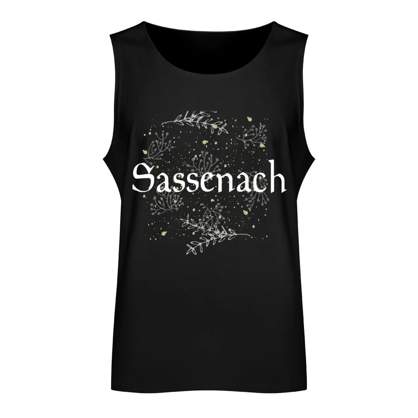 Green Sassenach - Outlander Tank Top men clothes Man gym clothes singlets for men