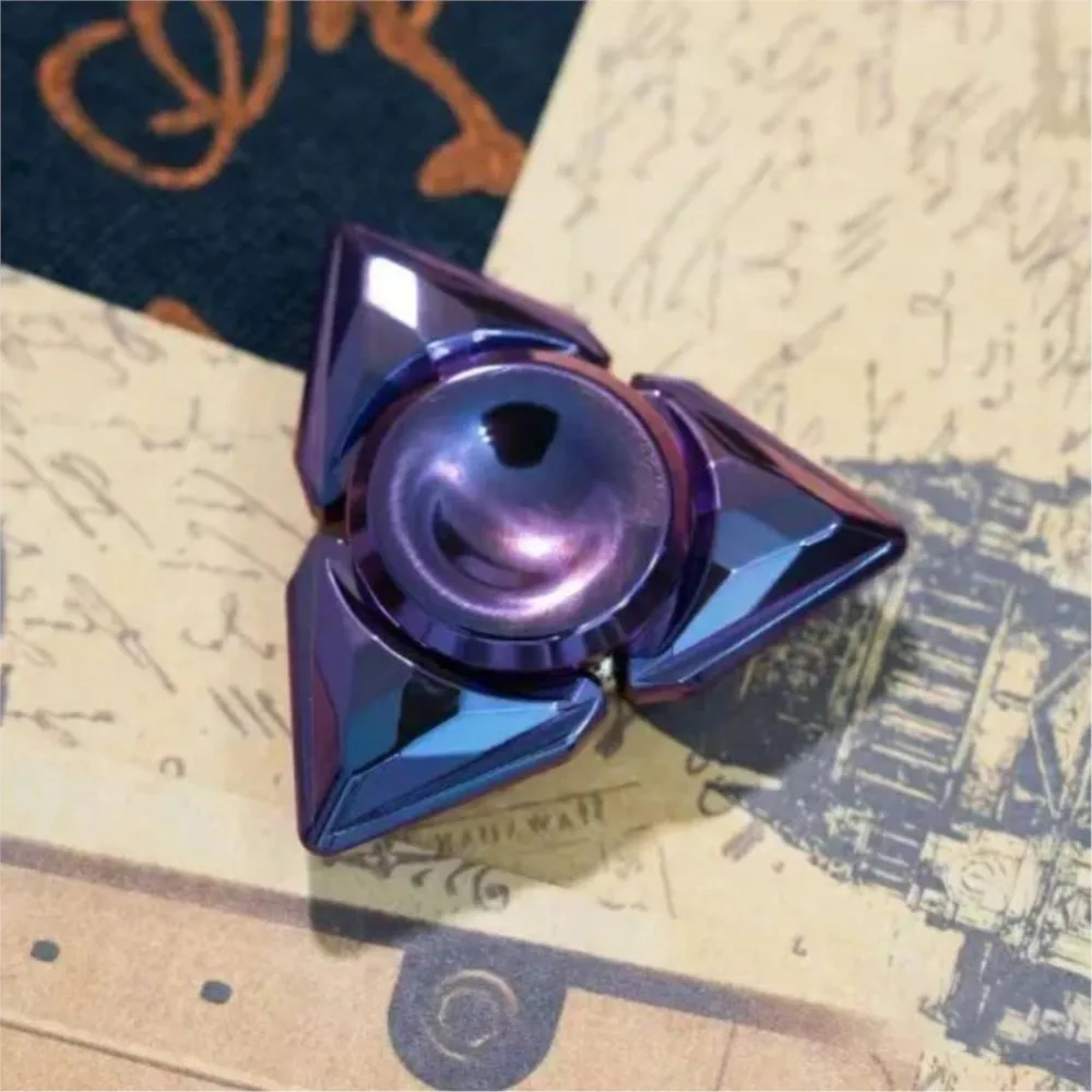 A 스타 EDC 프리즘 피젯 스피너 스트레스 해소 장난감 성인용 불안 완화 장치 삼엽 피젯 스피너