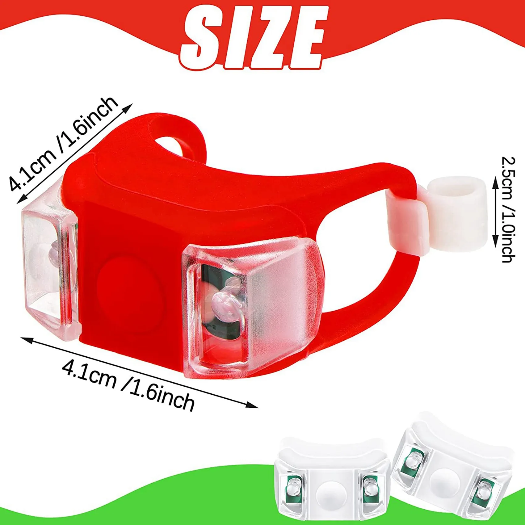 8 X LED Boat Navigation Lights For Boat Yacht Motorboat Bike Hunting Night Running Fishing (Red, Green, White)