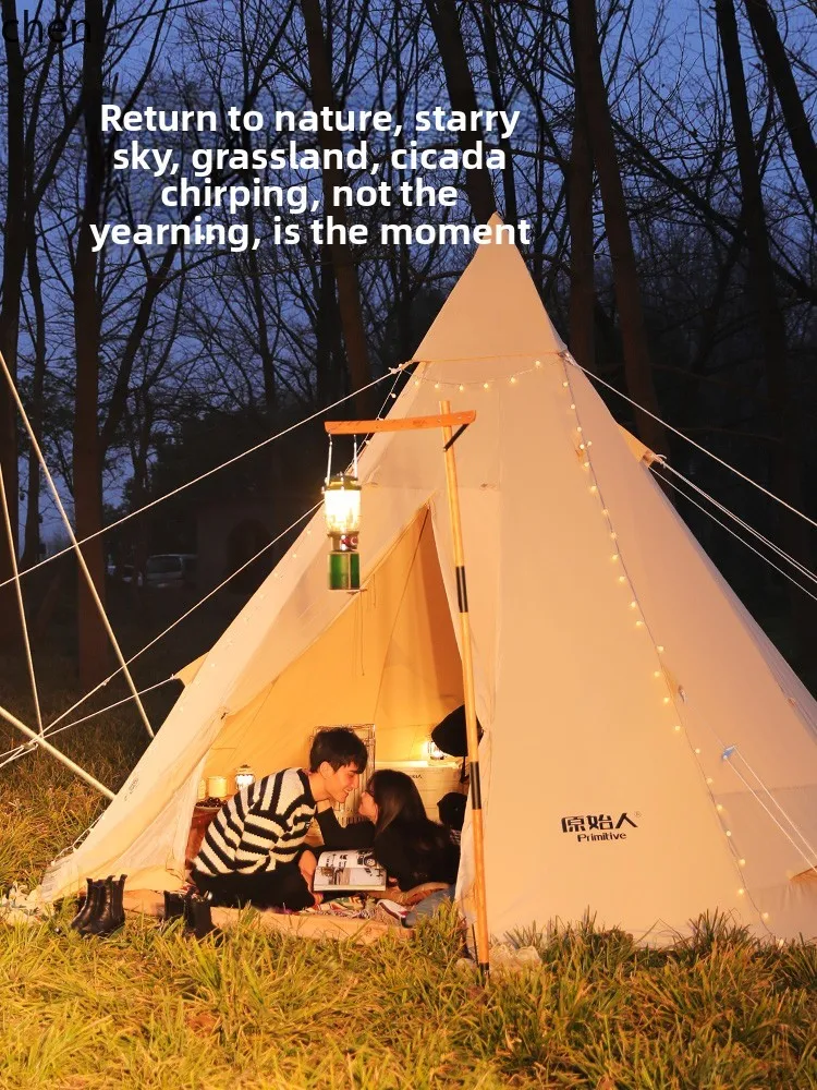 HXL Outdoor Camping Tent Portable Foldable Thickened Rainproof