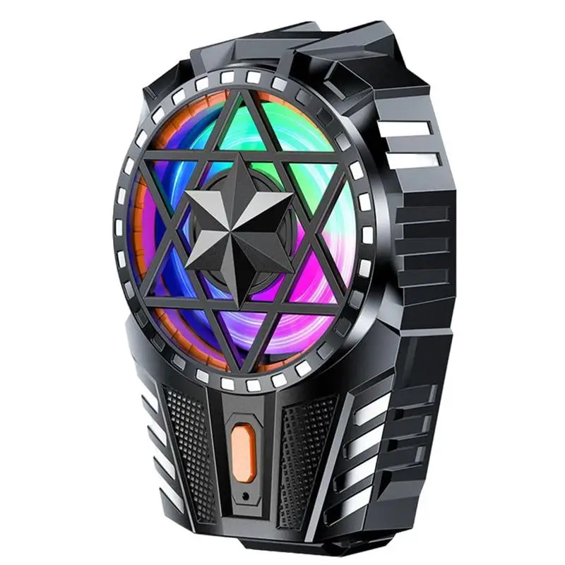 Phone Cooling Fan Rechargeable Mobile Phone Radiator Phone Cooler Fan Low Noise Mobile Game Cooler Cell Phone Fan For Playing